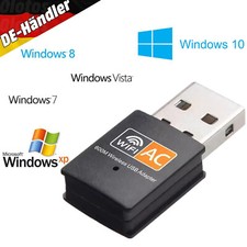 Dual Band USB WiFi 802.11AC Adapter AC 2.4G 5G 600Mbit Network Dongle WLAN Stick