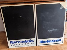 2 Brauereischilder Werbetafel Reklametafel Martinsbräu Marktheidenfeld alt
