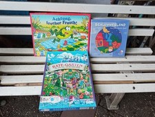 Kinder Tafelspiele.Konvolut. Rate-Garten,Schlummerland, Achtung Frecher Frosch.