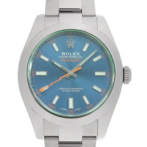 Rolex milgauss blue 116400gv - z,