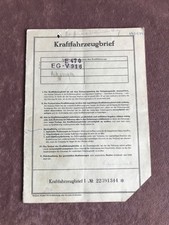 Fahrzeugbrief