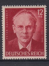 Deutsches Reich 856 100. Geburtstag Peter Rosegger 12+ 8 Pf postfrisch