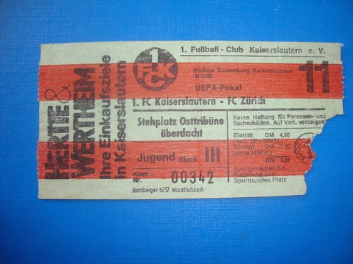 Ticket fc - 79/80,