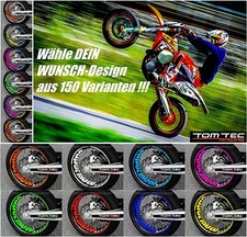 Aufkleber Dekor Felgen Sticker Supermoto Yamaha XT 660 X WR 125 250 450 YZ YZF
