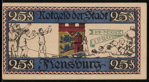Notgeld flensburg 1920 - notgeld, 1920,