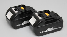 2x 18V 5.5Ah BL1850B Ersatzakku für Makita BL1830B BL1860B BL1820 LXT-400 LED