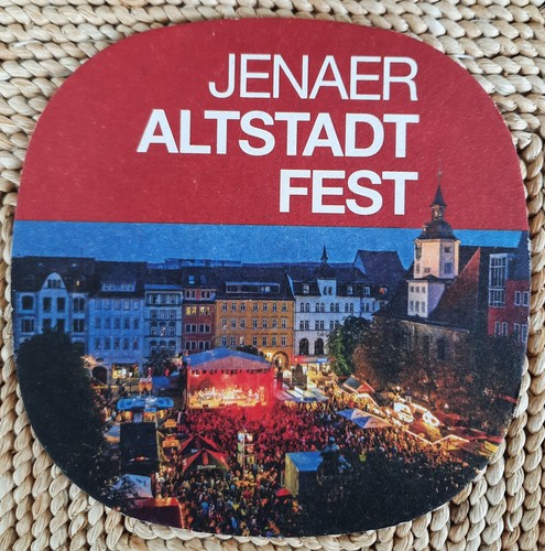 Rarität bierdeckel jena - bierdeckel,