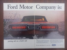 Ford Thunderbird Hardtop, rot, Heck, Werbung advert pubblicità, 1965
