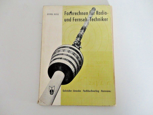 Buch fachrechnen für radio - fachrechnen, radio-
