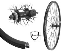 Hinterrad 26" Shimano Disc Centerlock schwarz MTB 8/9/10 fach 19-559 Hohlkammer