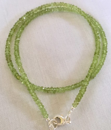 Facettierte peridot kette 50 - facettierte,