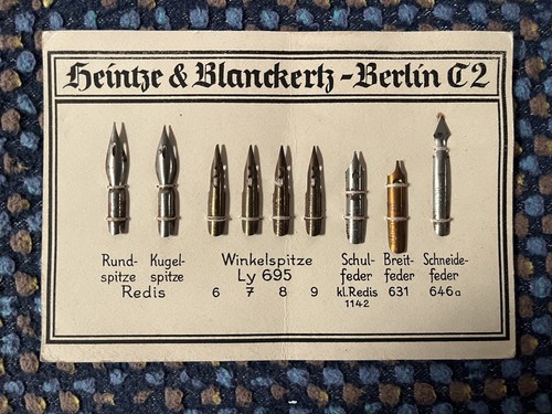 Seltene federkarte heintze - seltene, &