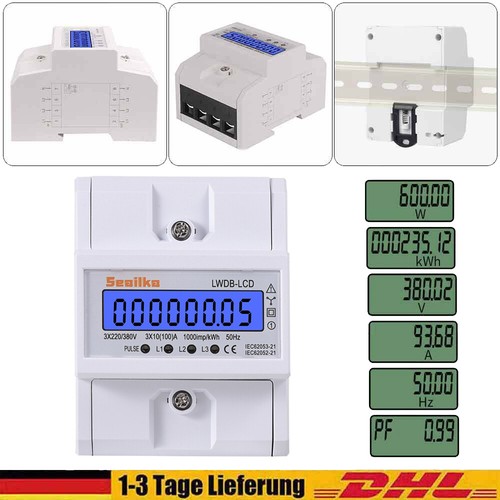 Drehstromzähler geeicht für