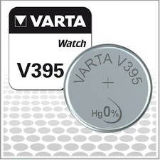 2x Varta V395 Silver Coin