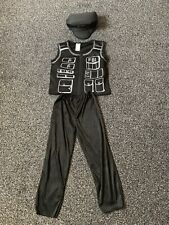 Karnevalskostüm FBI Jungen Gr. M Hose Weste & Mütze