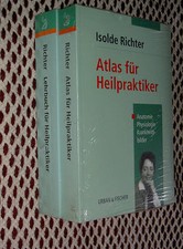 LEHRBUCH + ATLAS FÜR HEILPRAKTIKER, Isolde Richter, PAKET für Ausbildung, NEU