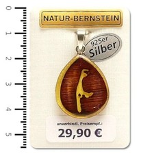 Bernstein anhänger sylt - bernstein,