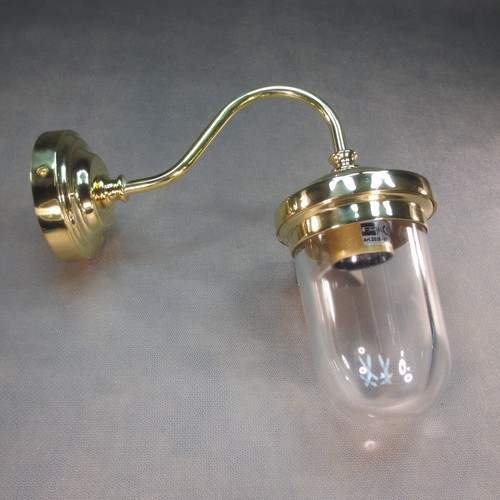 Messingguss hoflampe art deco - messingguss,