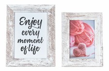 2er Set Bilderrahmen Creme
