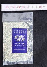 USA echte US Dollar GESCHREDDERT von der Federal Reserve in orig. Umschlag RAR