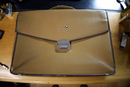 Montblanc aktentasche leder - montblanc,