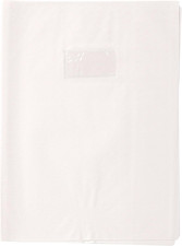 Heftumschlag A4+ weiß blickdicht mit Etikettenhalter strapazierfähig