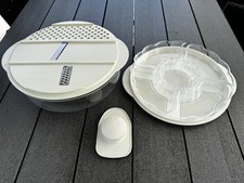 Reibe und Servierschälchen, Restehalter 