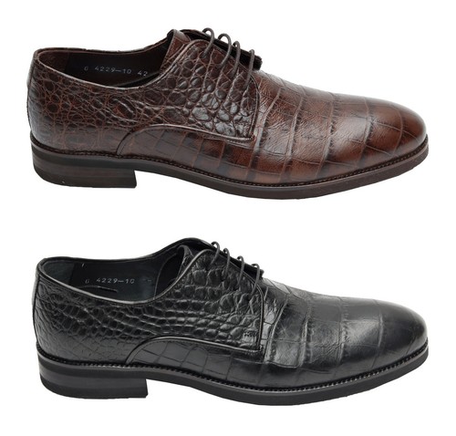 Kroko optik herren schuhe - kroko-optik,