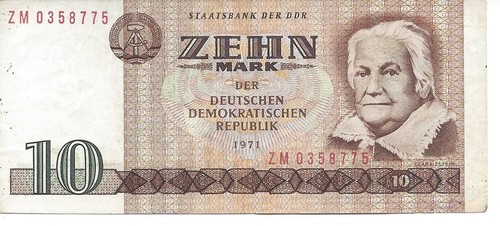 Geldschein banknote ddr - geldschein,