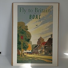 Vintage 50er Airline Poster