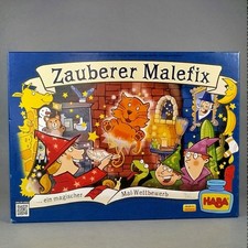 HABA Zauberer Malefix Brettspiel, gebraucht, ab 3 4 5 Jahre | ✅ geprüft 
