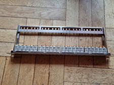 CAT6a Patchpanel 24 Port Modular  1HE 19 Zoll mit 24 Modular Jacks CAT 6A