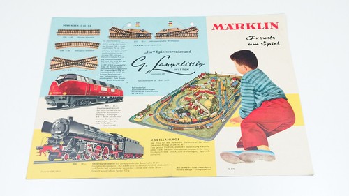 Märklin faltblatt 1959 - faltblatt, 100