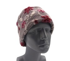 Unikat Mütze Musterwalkstoff