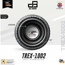 Audio trex 10d2 4500w - audio, 10"