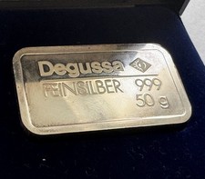 Degussa 999 Feinsilber  Barren