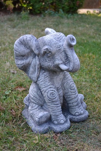 Sitzender elefant oliver - elefant, "oliver"-