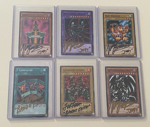 Signiertes yugioh karten lot - karten,