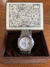 SEIKO Olympic 1/100 sec. Analog Quartz Chronograph Dual Time