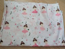 Baumwollstoff ca. 101 x 148cm Ballett Motiv