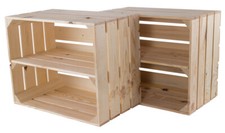 Apfelkiste mit Zwischenbrett