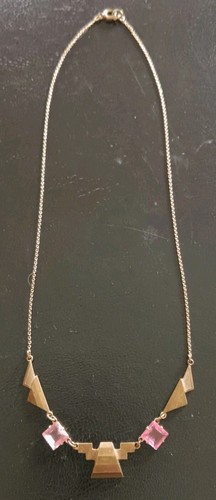 Vintage art deco halskette - vintage,