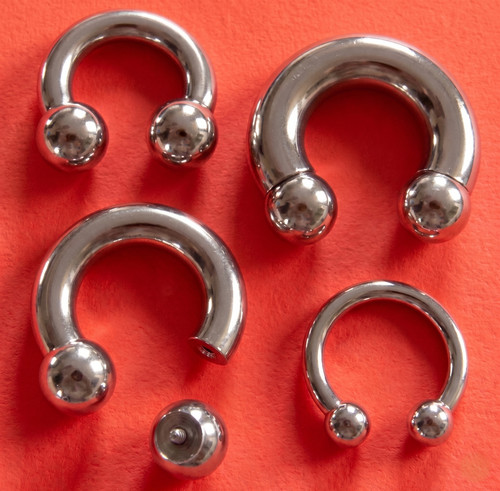Stück hufeisen piercing - 4,