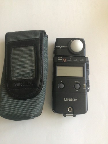 Minolta flashmeter - minolta, iv