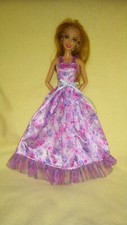 Barbie Kleid Pink Lila Sommer