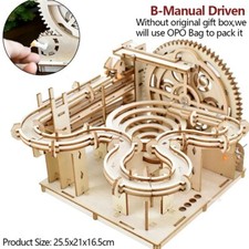 Murmelbahn 3D Puzzle Holz Modellbausatz Erwachsene Mechanische Kugelbahn Bausatz