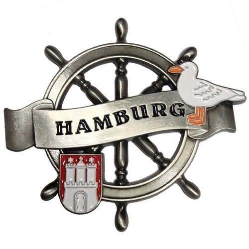 Kühlschrankmagnet hamburg - kühlschrankmagnet, 3d