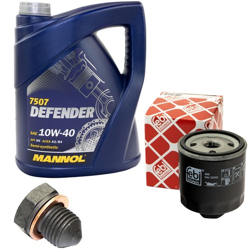 Motoröl set ölfilter - motoröl, febi