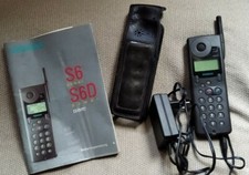 Siemens S6D, Mobiltelefon,1998,mit Anleitung