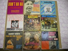 Single Sammlung, 105 Vinyl singles